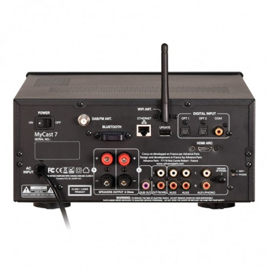 Streamer di rete Advance Paris MyCast 7